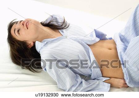 Woman, Beauty, Young, Young woman, Brown hair, Bed, Morning View Large Photo Image Stock Image - Woman, Beauty, Young, Young woman, Brown hair, Bed, Morning. Fotosearch