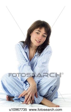 Woman, Beauty, Young, Young woman, Brown hair, Morning, Good morning View Large Photo Image Stock Photography - Woman, Beauty, Young, Young woman, Brown hair, Morning, Good morning. Fotosearch