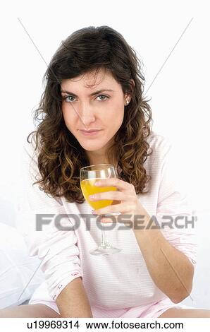 Woman, Breakfast, Having breakfast, Beauty, Young, Young woman, Brown hair View Large Photo Image Picture - Woman, Breakfast, Having breakfast, Beauty, Young, Young woman, Brown hair. Fotosearch