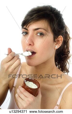 Woman, Breakfast, Having breakfast, Beauty, Young, Young woman, Morning View Large Photo Image Stock Image - Woman, Breakfast, Having breakfast, Beauty, Young, Young woman, Morning. Fotosearch