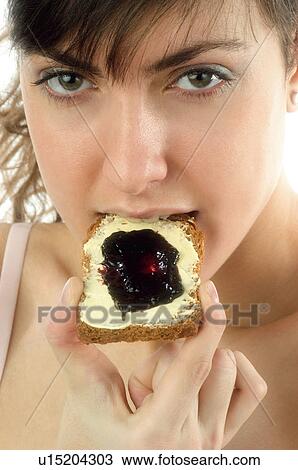 Woman, Breakfast, Having breakfast, Beauty, Young, Young woman, Morning View Large Photo Image Stock Image - Woman, Breakfast, Having breakfast, Beauty, Young, Young woman, Morning. Fotosearch