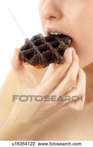 Woman, Breakfast, Having breakfast, Beauty, Young, Young woman, Brown hair View Large Photo Image Stock Image - Woman, Breakfast, Having breakfast, Beauty, Young, Young woman, Brown hair. Fotosearch