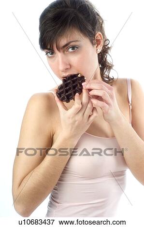 Woman, Breakfast, Having breakfast, Beauty, Young, Young woman, Brown hair View Large Photo Image Stock Photo - Woman, Breakfast, Having breakfast, Beauty, Young, Young woman, Brown hair. Fotosearch
