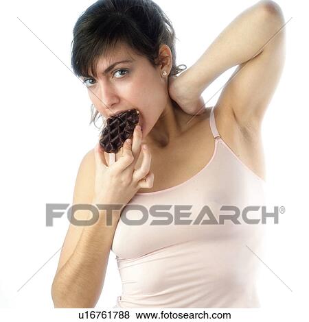 Woman, Breakfast, Having breakfast, Beauty, Young, Young woman, Brown hair View Large Photo Image Stock Photo - Woman, Breakfast, Having breakfast, Beauty, Young, Young woman, Brown hair. Fotosearch