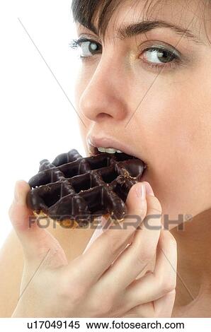 Woman, Breakfast, Having breakfast, Beauty, Young, Young woman, Brown hair View Large Photo Image Stock Photography - Woman, Breakfast, Having breakfast, Beauty, Young, Young woman, Brown hair. Fotosearch