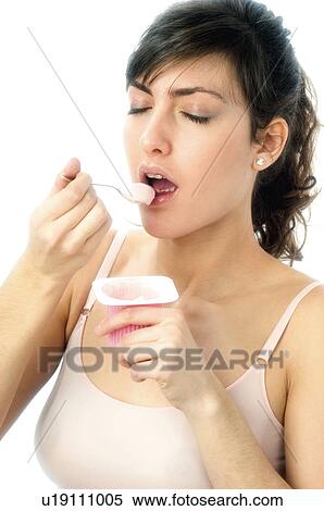 Woman, Breakfast, Having breakfast, Beauty, Young, Young woman, Morning View Large Photo Image Stock Photography - Woman, Breakfast, Having breakfast, Beauty, Young, Young woman, Morning. Fotosearch