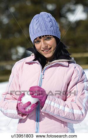 Woman, Young, Young woman, Beautiful, Winter, Clothes, Winter clothes View Large Photo Image Stock Image - Woman, Young, Young woman, Beautiful, Winter, Clothes, Winter clothes. Fotosearch