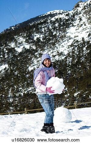 Woman, Young, Young woman, Beautiful, Winter, Clothes, Winter clothes View Large Photo Image Stock Image - Woman, Young, Young woman, Beautiful, Winter, Clothes, Winter clothes. Fotosearch