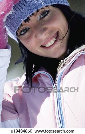 Woman, Young, Young woman, Beautiful, Winter, Clothes, Winter clothes View Large Photo Image Stock Image - Woman, Young, Young woman, Beautiful, Winter, Clothes, Winter clothes. Fotosearch