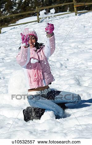 Woman, Young, Young woman, Beautiful, Winter, Clothes, Winter clothes View Large Photo Image Stock Photo - Woman, Young, Young woman, Beautiful, Winter, Clothes, Winter clothes. Fotosearch