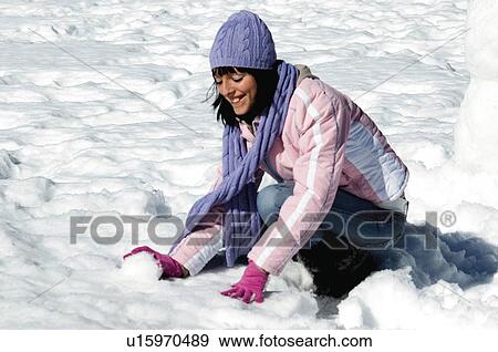 Woman, Young, Young woman, Beautiful, Winter, Clothes, Winter clothes View Large Photo Image Stock Photo - Woman, Young, Young woman, Beautiful, Winter, Clothes, Winter clothes. Fotosearch