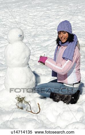 Woman, Young, Young woman, Beautiful, Winter, Clothes, Winter clothes View Large Photo Image Stock Photography - Woman, Young, Young woman, Beautiful, Winter, Clothes, Winter clothes. Fotosearch