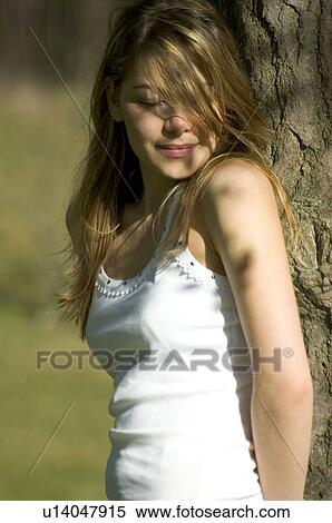 Woman, Young, Nature, Country, Park, Blond, Blonde View Large Photo Image Stock Photography - Woman, Young, Nature, Country, Park, Blond, Blonde. Fotosearch