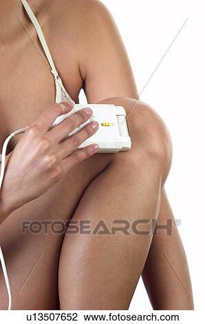 Stock Image - Woman, Beauty, Bodycare, Part of the body, Body part, Knickers. Fotosearch