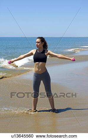 Woman, Fitness, Gymnastics, Brown hair, Pigtail, Ponytail, Long hair View Large Photo Image Stock Image - Woman, Fitness, Gymnastics, Brown hair, Pigtail, Ponytail, Long hair. Fotosearch