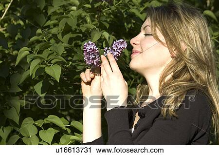 Woman, Young, Nature, Country, Flowers, Beauty, Blond View Large Photo Image Stock Image - Woman, Young, Nature, Country, Flowers, Beauty, Blond. Fotosearch