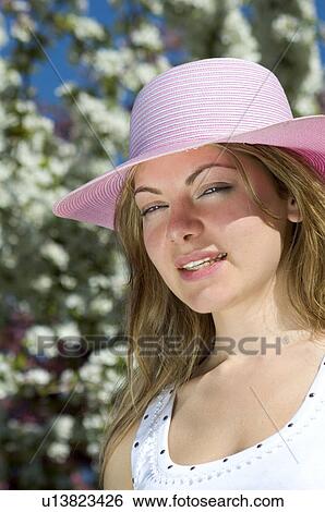 Woman, Young, Nature, Country, Flowers, Beauty, Blond View Large Photo Image Stock Photograph - Woman, Young, Nature, Country, Flowers, Beauty, Blond. Fotosearch