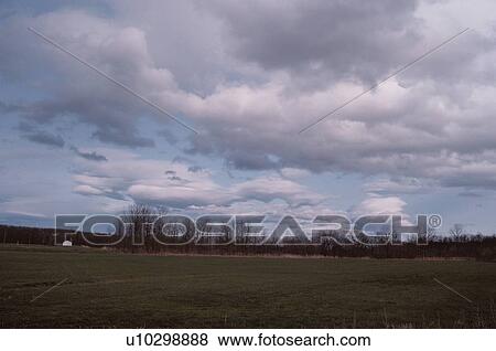 Clouds Above Field View Large Photo Image Stock Photo - Clouds Above Field. Fotosearch