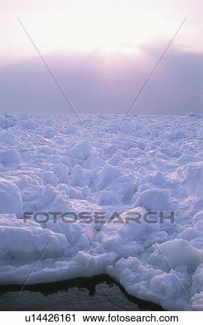 Drift Ice And The Morning Sun View Large Photo Image Stock Image - Drift Ice And The Morning Sun. Fotosearch