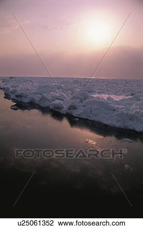 Drift Ice And The Morning Sun View Large Photo Image Stock Image - Drift Ice And The Morning Sun. Fotosearch