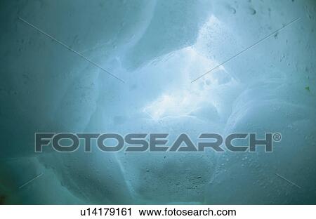 Stock Image - Underwater Drift Ice. Fotosearch