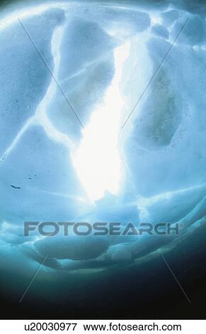Underwater Drift Ice View Large Photo Image Stock Photo - Underwater Drift Ice. Fotosearch