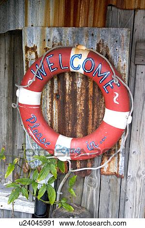 Stock Image - Life saving ring. Fotosearch
