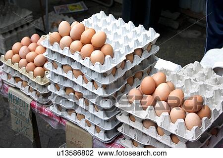 Eggs for sale at the Balucki Rynek market View Large Photo Image Stock Image - Eggs for sale at the Balucki Rynek market. Fotosearch