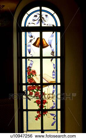 Wedding bells ribbons Bible cross with wedding rings and flowers stained glass View Large Photo Image Stock Photograph - Wedding bells ribbons Bible cross with wedding rings and flowers stained glass. Fotosearch