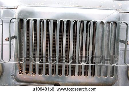 Grill on a military truck View Large Photo Image Stock Photo - Grill on a military truck. Fotosearch