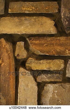Close-up detail of stone wall in home. View Large Photo Image Stock Photo - Close-up detail of stone wall in home.. Fotosearch