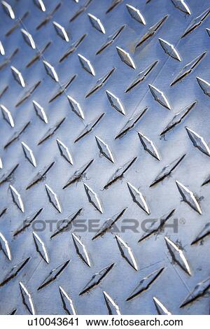Close-up of diamond plate metal texture. View Large Photo Image Stock Image - Close-up of diamond plate metal texture.. Fotosearch