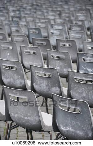 Close-up shot of several chairs in Saint Peter's Square in Vatican City, Italy. View Large Photo Image Stock Photograph - Close-up shot of several chairs in Saint Peter's Square in Vatican City, Italy.. Fotosearch