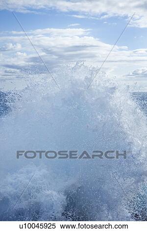 Wave splashing water. View Large Photo Image Stock Photography - Wave splashing water.. Fotosearch