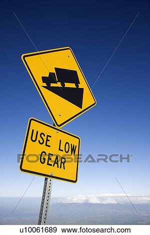 Steep grade truck road sign in Haleakala National Park, Maui, Hawaii. View Large Photo Image Stock Photo - Steep grade truck road sign in Haleakala National Park, Maui, Hawaii.. Fotosearch