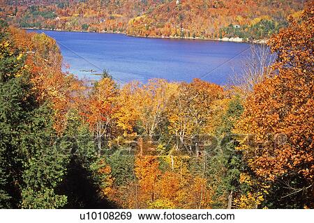 Stock Photo - Lake in Fall. Fotosearch
