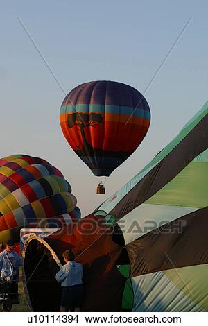 Picture - Gatineau Hot Air Balloon Festival, Quebec Canada. Fotosearch