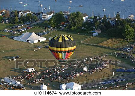 Picture - Gatineau Hot Air Balloon Festival, Quebec Canada. Fotosearch