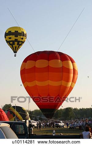 Gatineau Hot Air Balloon Festival, Quebec Canada View Large Photo Image Stock Image - Gatineau Hot Air Balloon Festival, Quebec Canada . Fotosearch