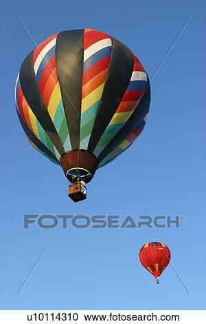 Stock Image - Gatineau Hot Air Balloon Festival, Quebec Canada . Fotosearch
