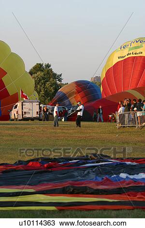 Gatineau Hot Air Balloon Festival, Quebec Canada View Large Photo Image Stock Image - Gatineau Hot Air Balloon Festival, Quebec Canada . Fotosearch