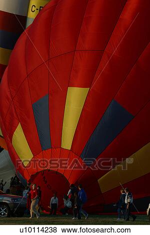 Gatineau Hot Air Balloon Festival, Quebec Canada View Large Photo Image Stock Photo - Gatineau Hot Air Balloon Festival, Quebec Canada . Fotosearch
