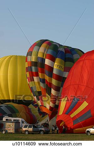 Gatineau Hot Air Balloon Festival, Quebec Canada View Large Photo Image Stock Photo - Gatineau Hot Air Balloon Festival, Quebec Canada . Fotosearch
