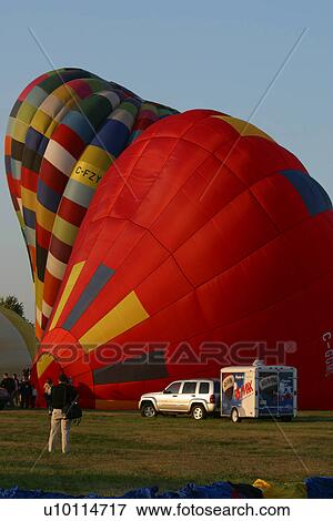 Gatineau Hot Air Balloon Festival, Quebec Canada View Large Photo Image Stock Photo - Gatineau Hot Air Balloon Festival, Quebec Canada . Fotosearch