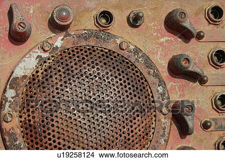 Picture - background, industrial, surface, texture, oxidation, rust. Fotosearch