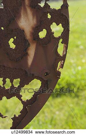 Picture - break down, abrasions, close-up. Fotosearch