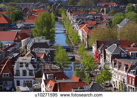 Stock Photography - developed, buildings, cottages, construction, city, appearance. Fotosearch