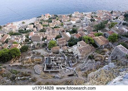 Stock Photo - Building Exterior, Building Structure, Coastal Feature, Day, Focus On Background. Fotosearch