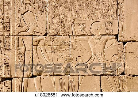 Stock Image - Carving, Close-Up, Day, Egypt, Africa. Fotosearch