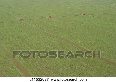 Stock Photo - agricultural land, agriculture, aerial view. Fotosearch